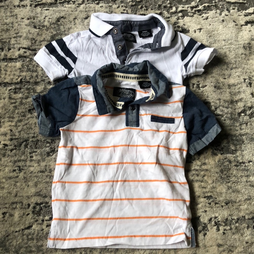 EUC toddler boy First Wave polo shirts